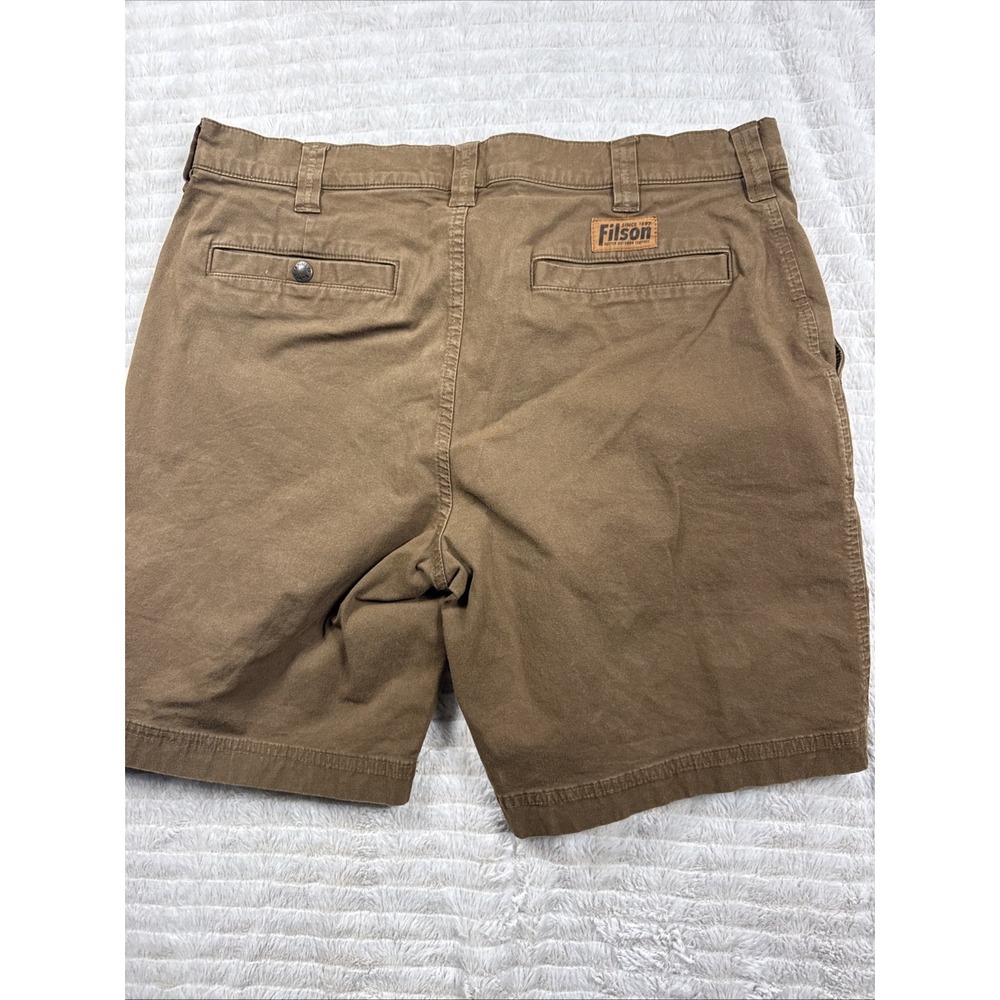 FILSON Brown Granite Mountain 7" Chino Men's 34 Shorts Hiking Outdoor EXCELLENT